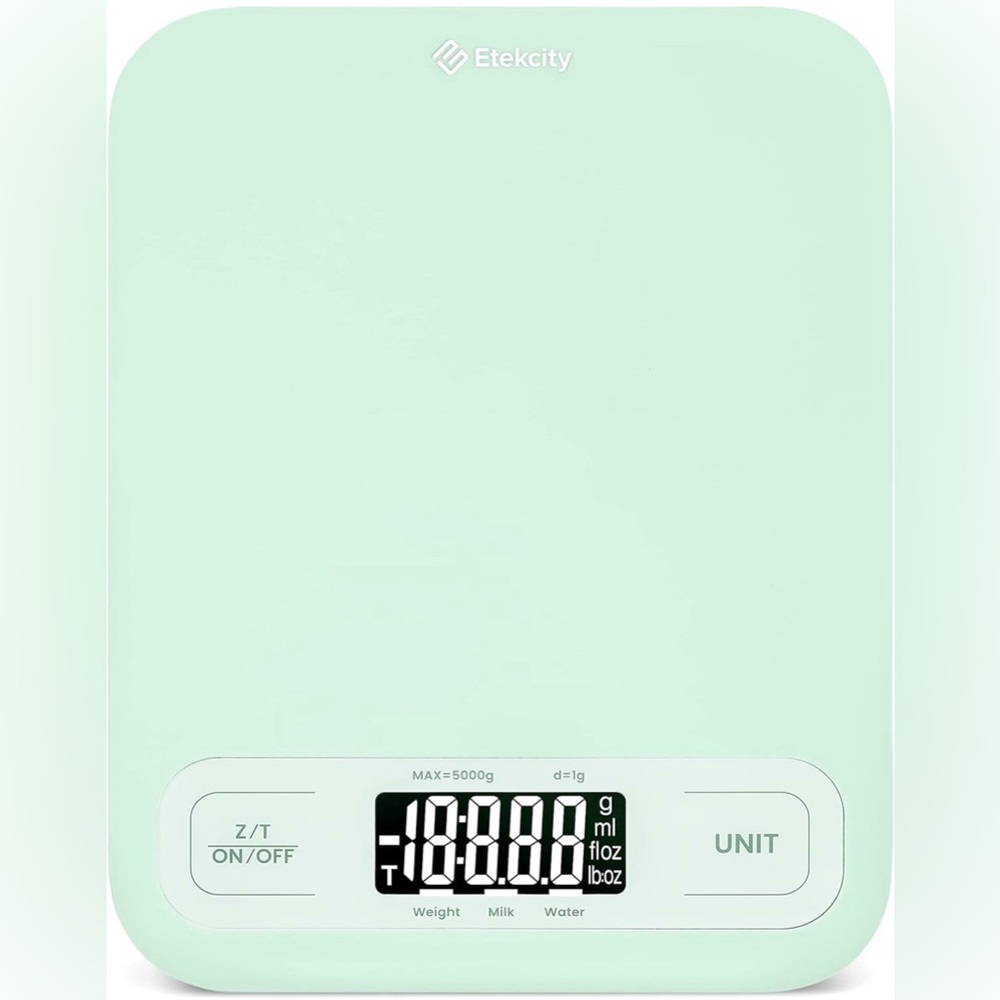 Etekcity Food Kitchen Scale, Digital Grams and Ounces Mint Green